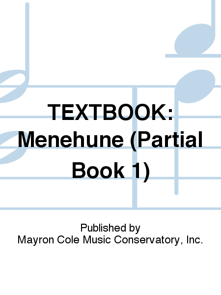 TEXTBOOK: Menehune (Partial Book 1)