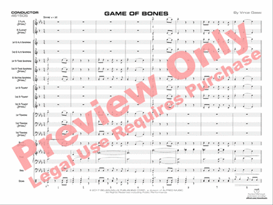 Game of Bones Game of Bones Jazz Ensemble scores gallery preview page 4