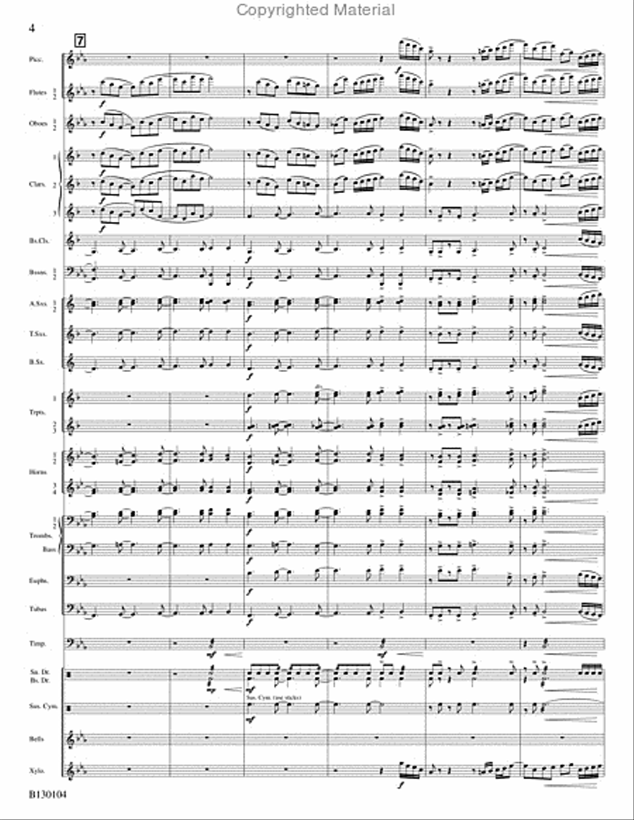 La Fiesta de San Antonio La Fiesta de San Antonio Concert Band scores gallery preview page 5