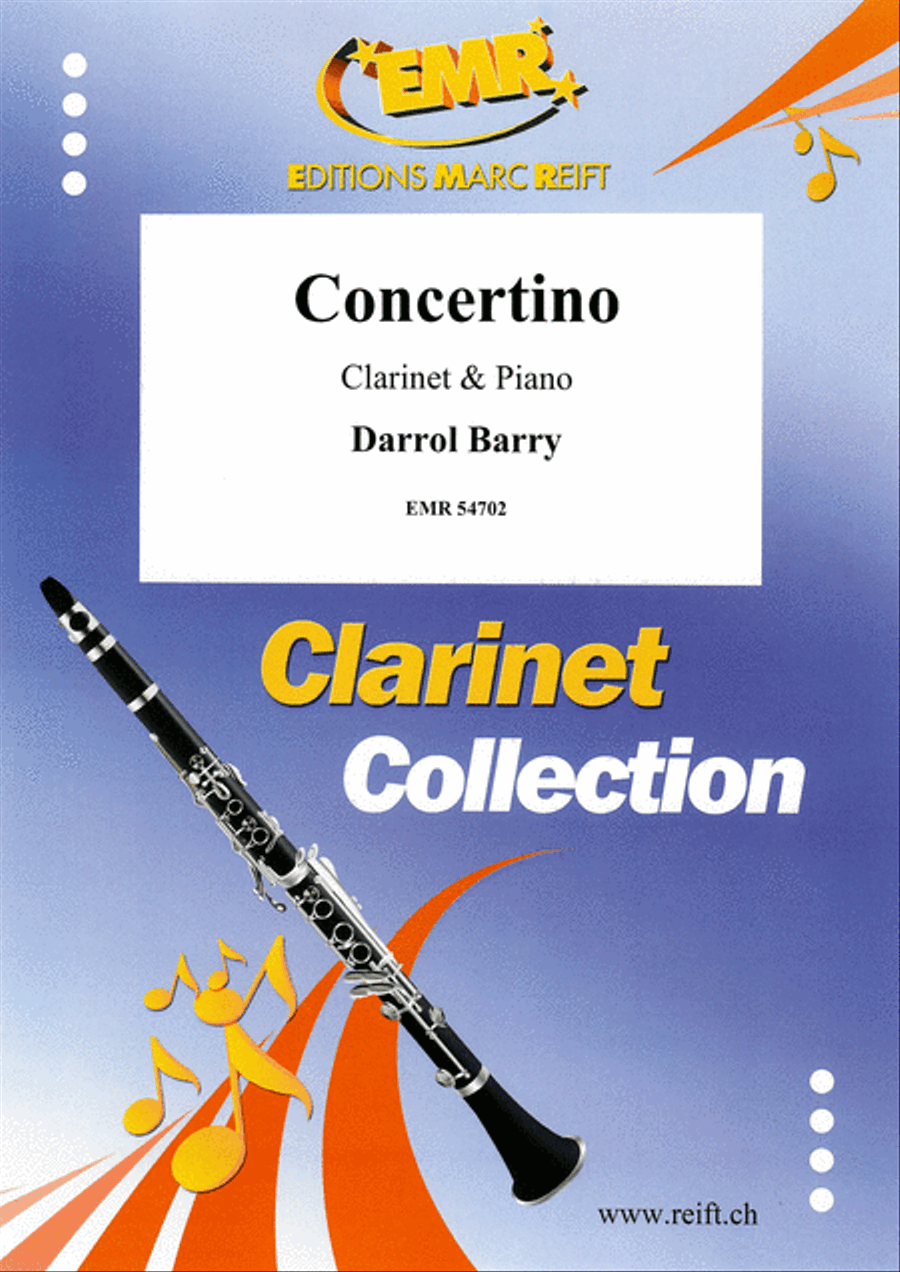 Concertino Concertino Clarinet Solo scores gallery preview page 1