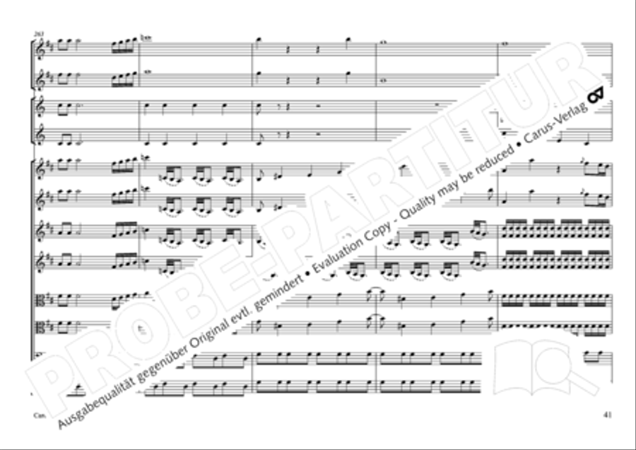 Concertone in D major Horn scores gallery preview page 42