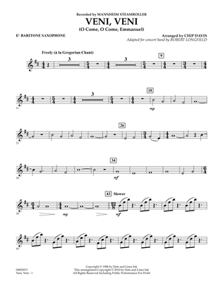 Veni, Veni (O Come, O Come Emmanuel) - Eb Baritone Saxophone