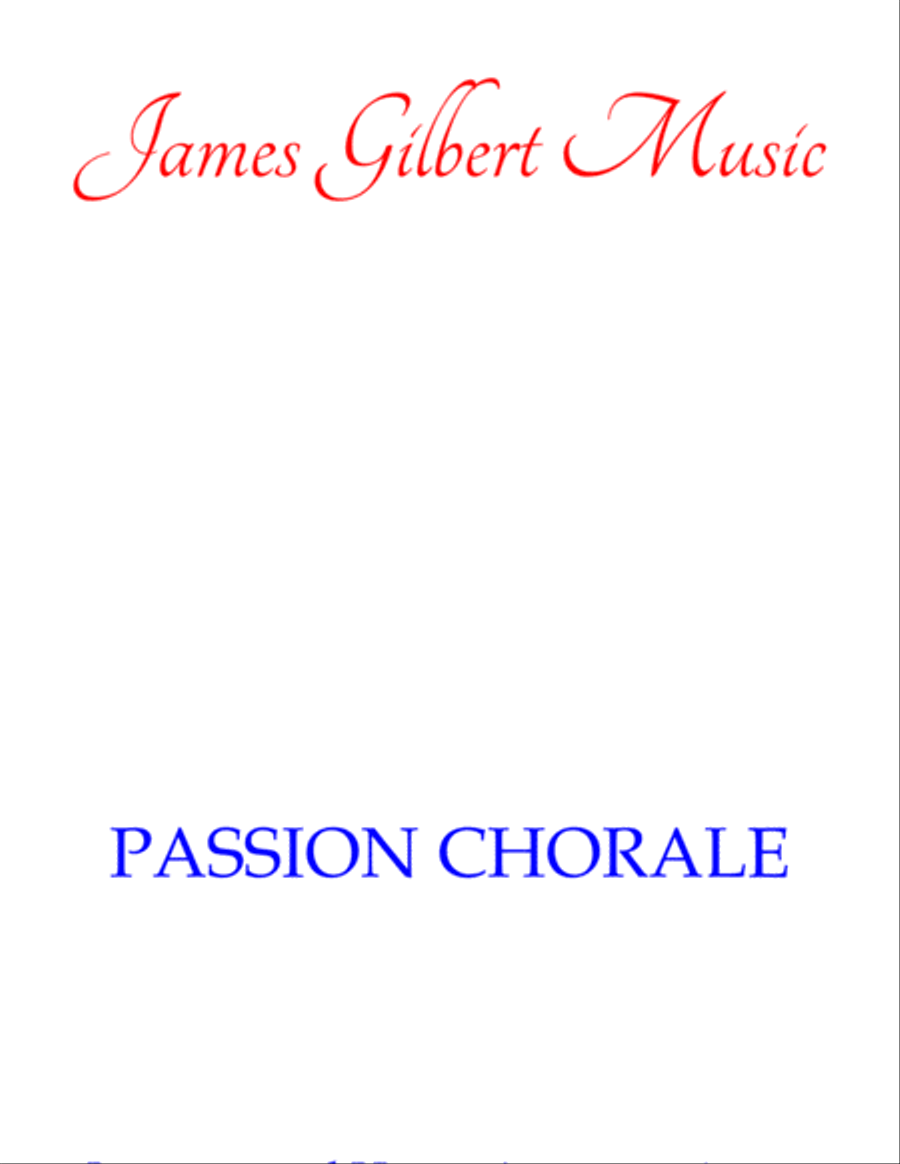 PASSION CHORALE PASSION CHORALE Small Ensemble scores gallery preview page 6