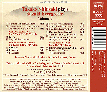 Volume 4: Takako Nishizaki Plays Su image number null