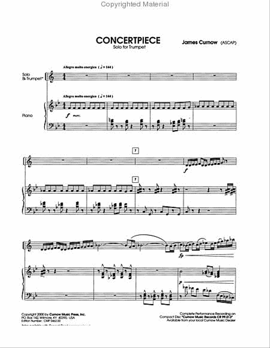 Concertpiece Concertpiece Trumpet Solo scores gallery preview page 2