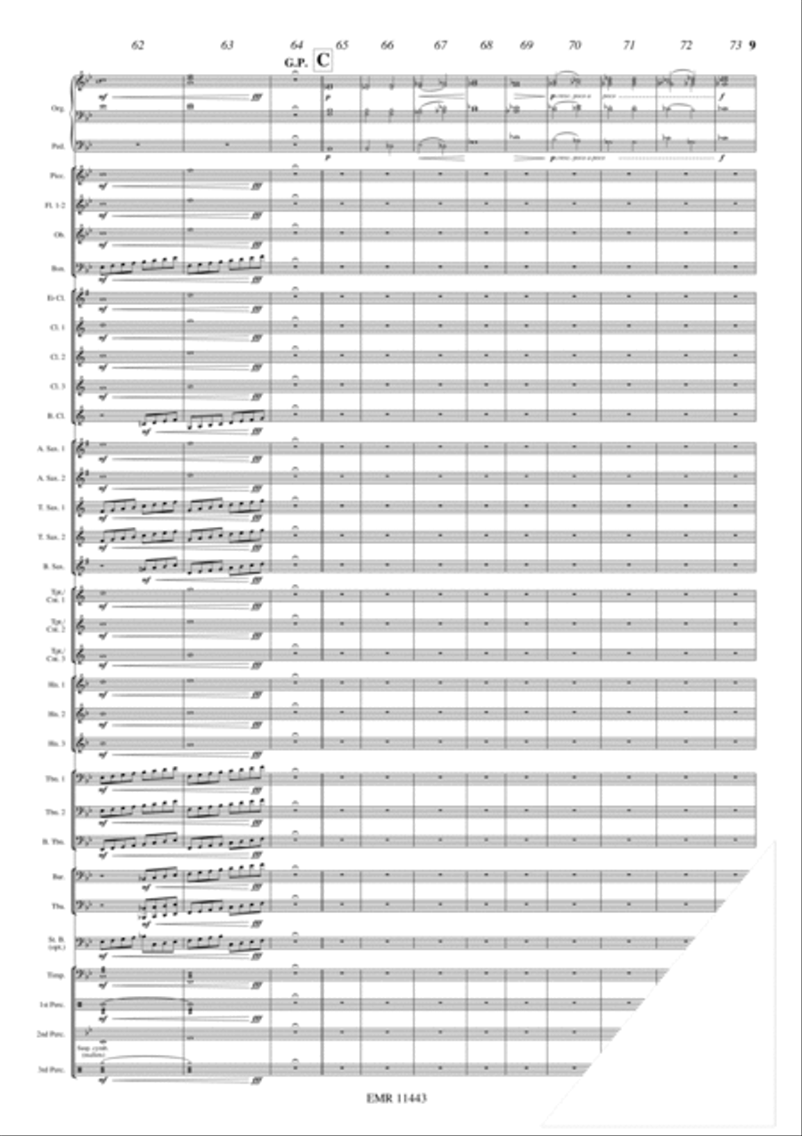 The Great Gate Of Kiev The Great Gate Of Kiev Concert Band scores gallery preview page 10