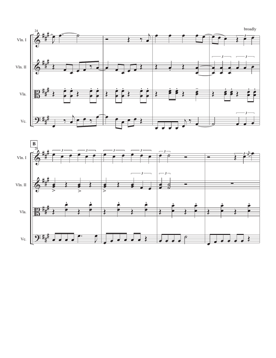 Is This Love String Quartet scores gallery preview page 4