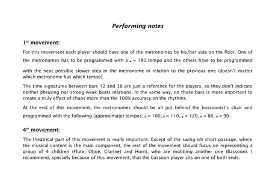 Sinfonietta Sinfonietta Woodwind Quintet scores gallery preview page 5