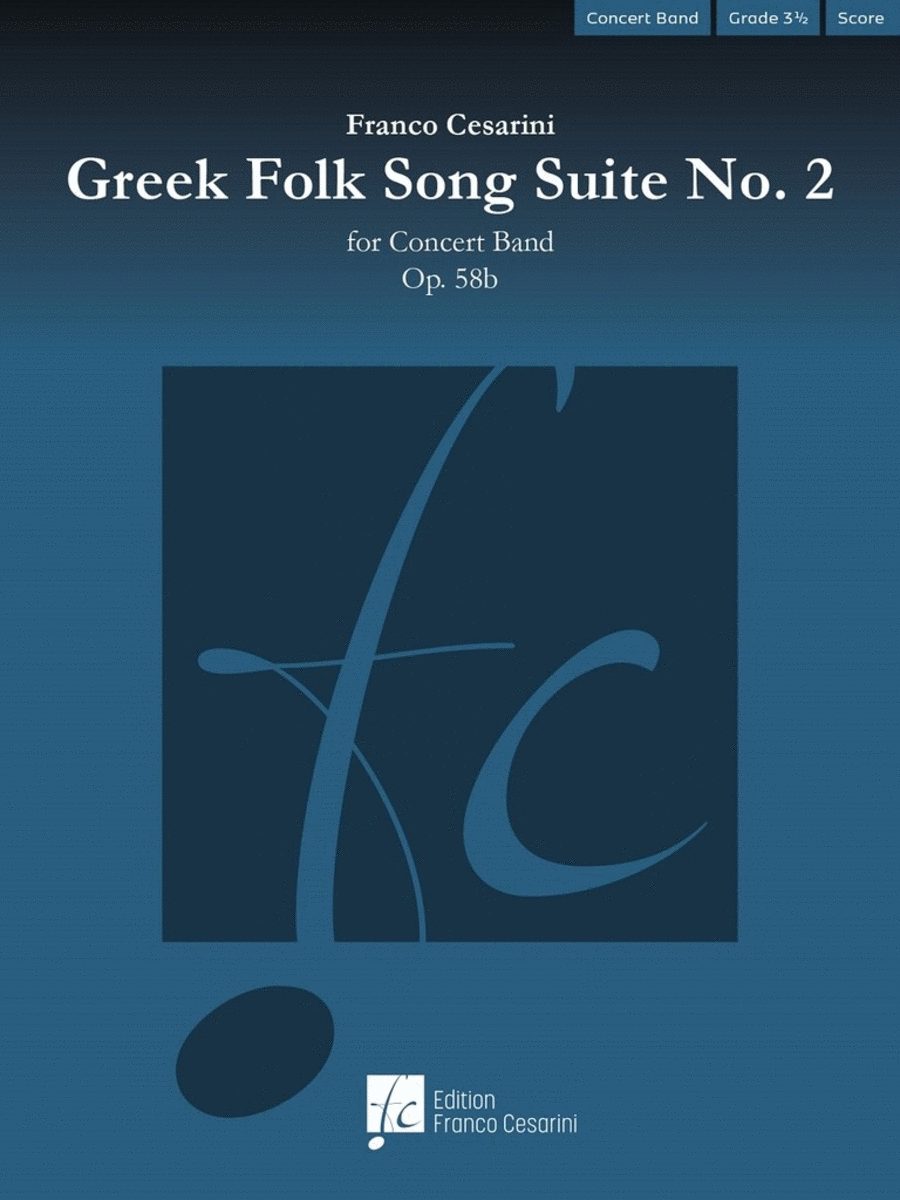 Greek Folk Song Suite No. 2 Concert Band scores gallery preview page 1