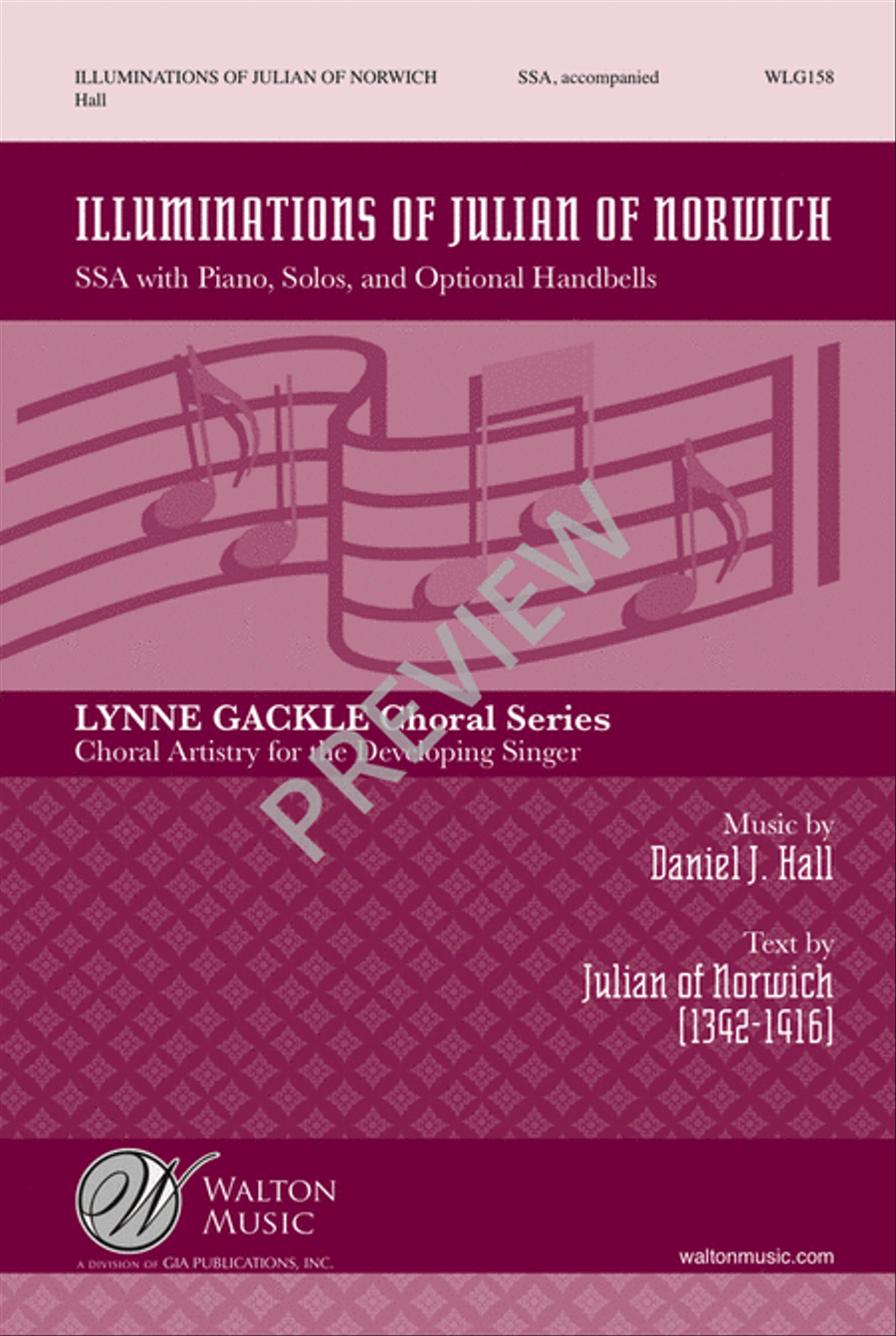 Illuminations of Julian of Norwich SSA scores gallery preview page 2