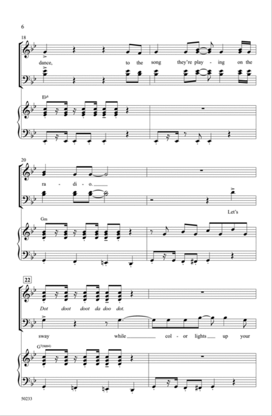 Let's Dance Let's Dance Choir scores gallery preview page 4