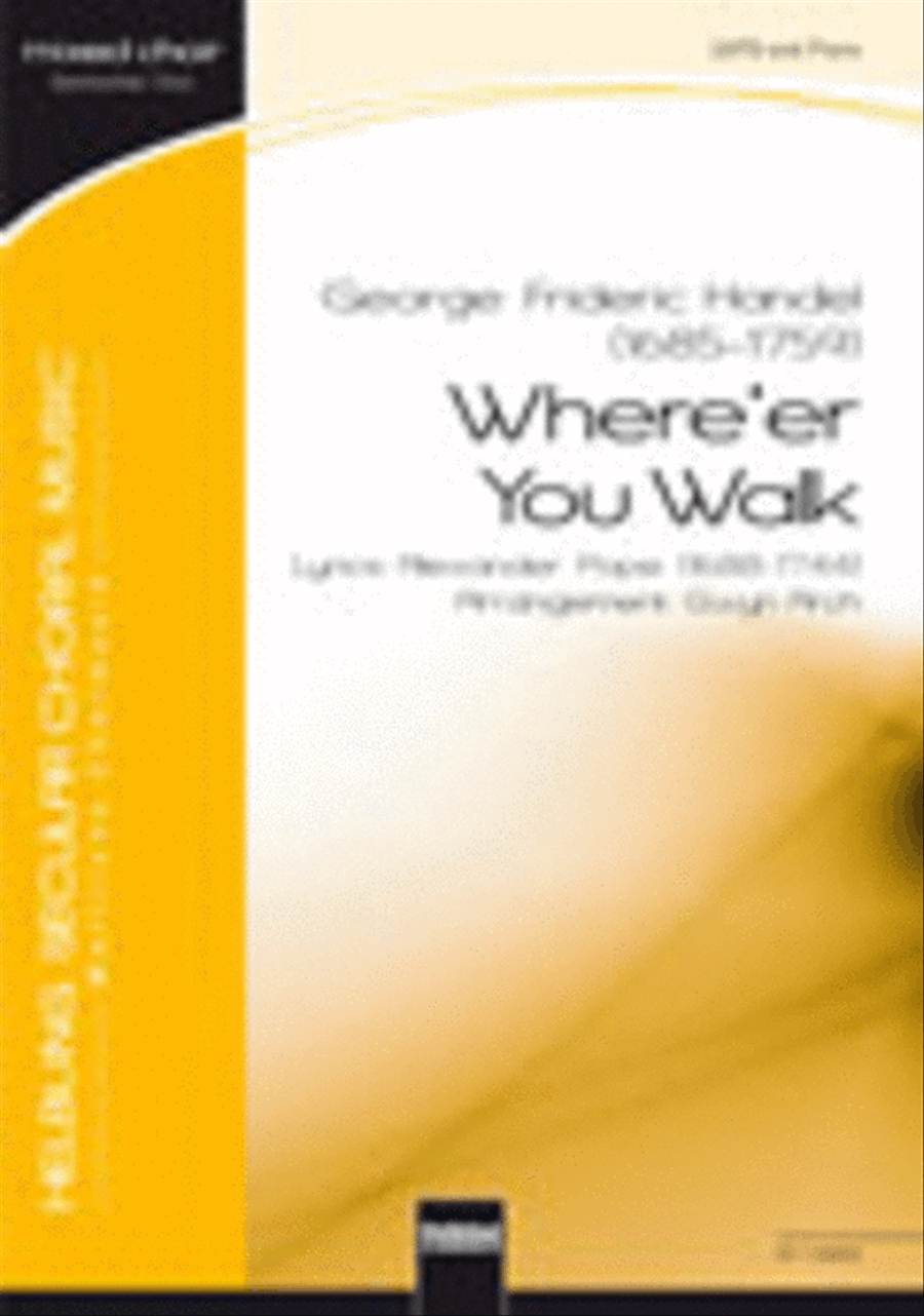 Where'er You Walk 4-Part scores gallery preview page 1