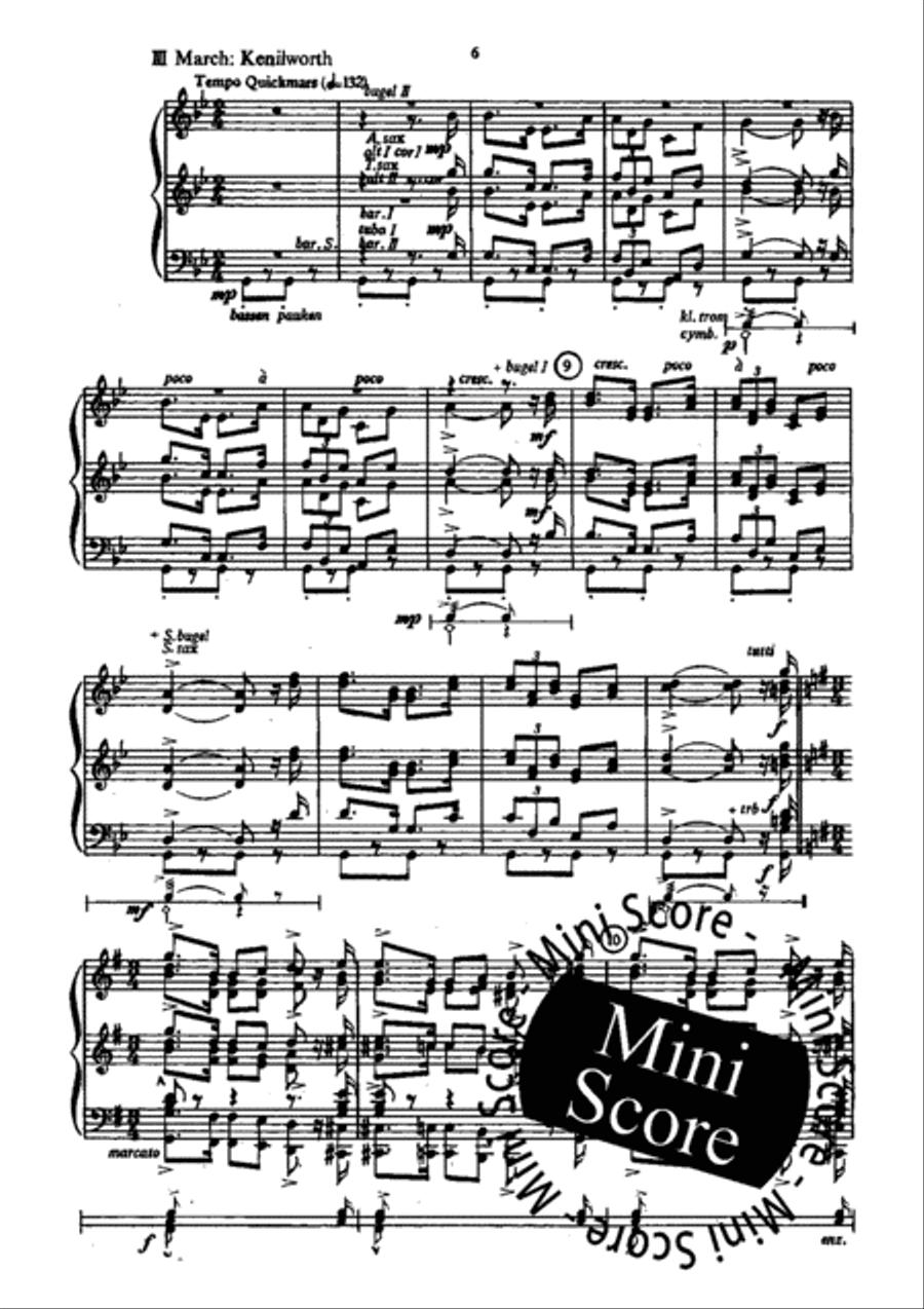 Kenilworth Kenilworth Fanfare Band scores gallery preview page 8