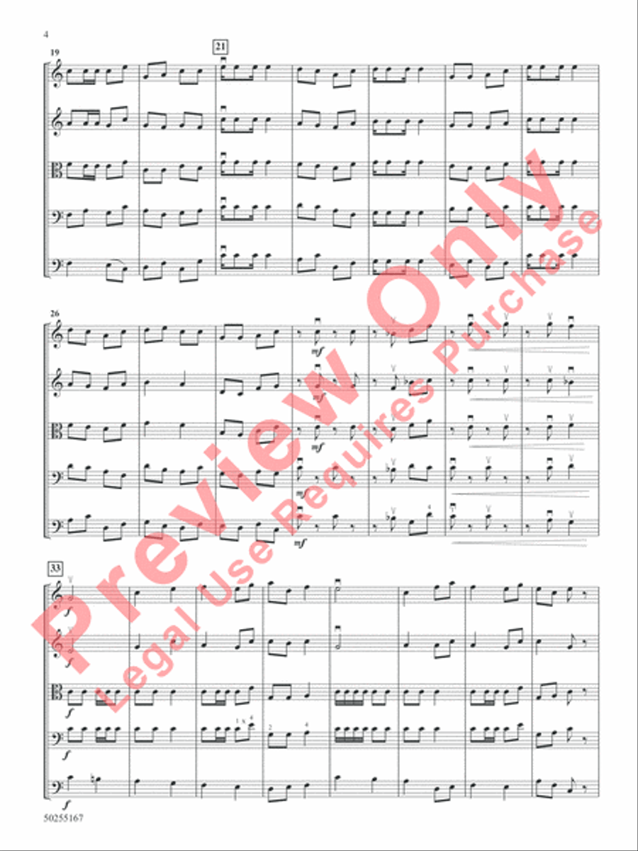 Ole Dan Tucker Ole Dan Tucker String Orchestra scores gallery preview page 5