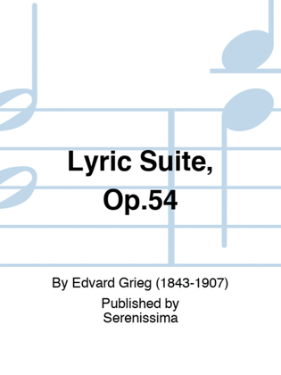 Book cover for Lyric Suite, Op.54