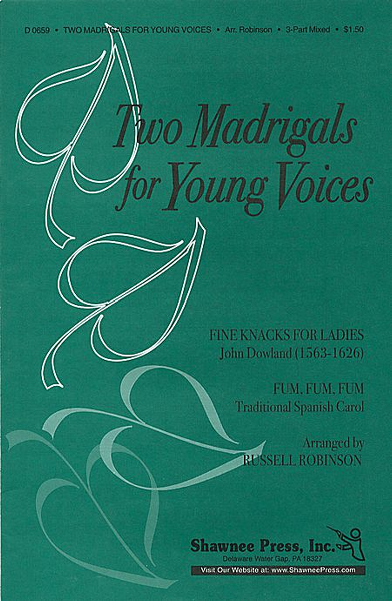 Two Madrigals for Young Voices image number null