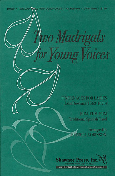 Two Madrigals for Young Voices image number null