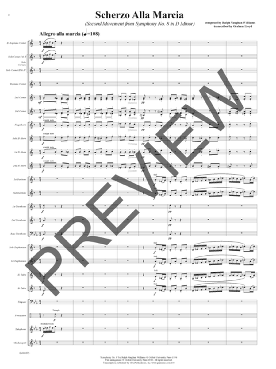 Scherzo alla Marcia (Brass Band Series) - Full Score Only