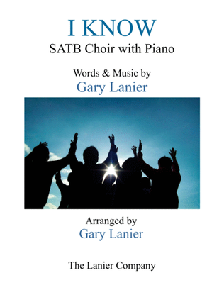 Book cover for I KNOW (SATB Choir with Piano)