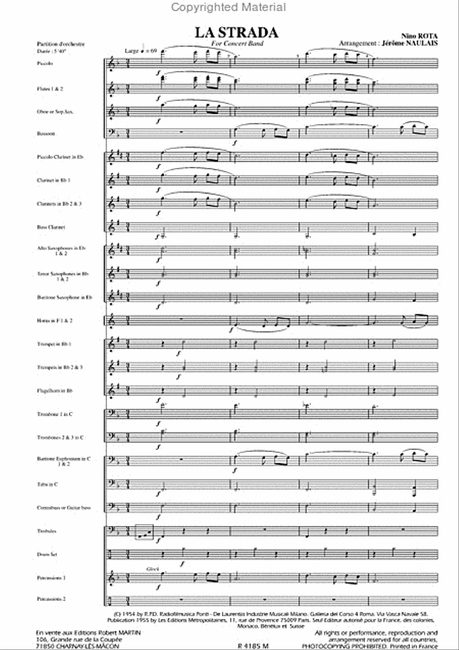 Strada Concert Band scores gallery preview page 2