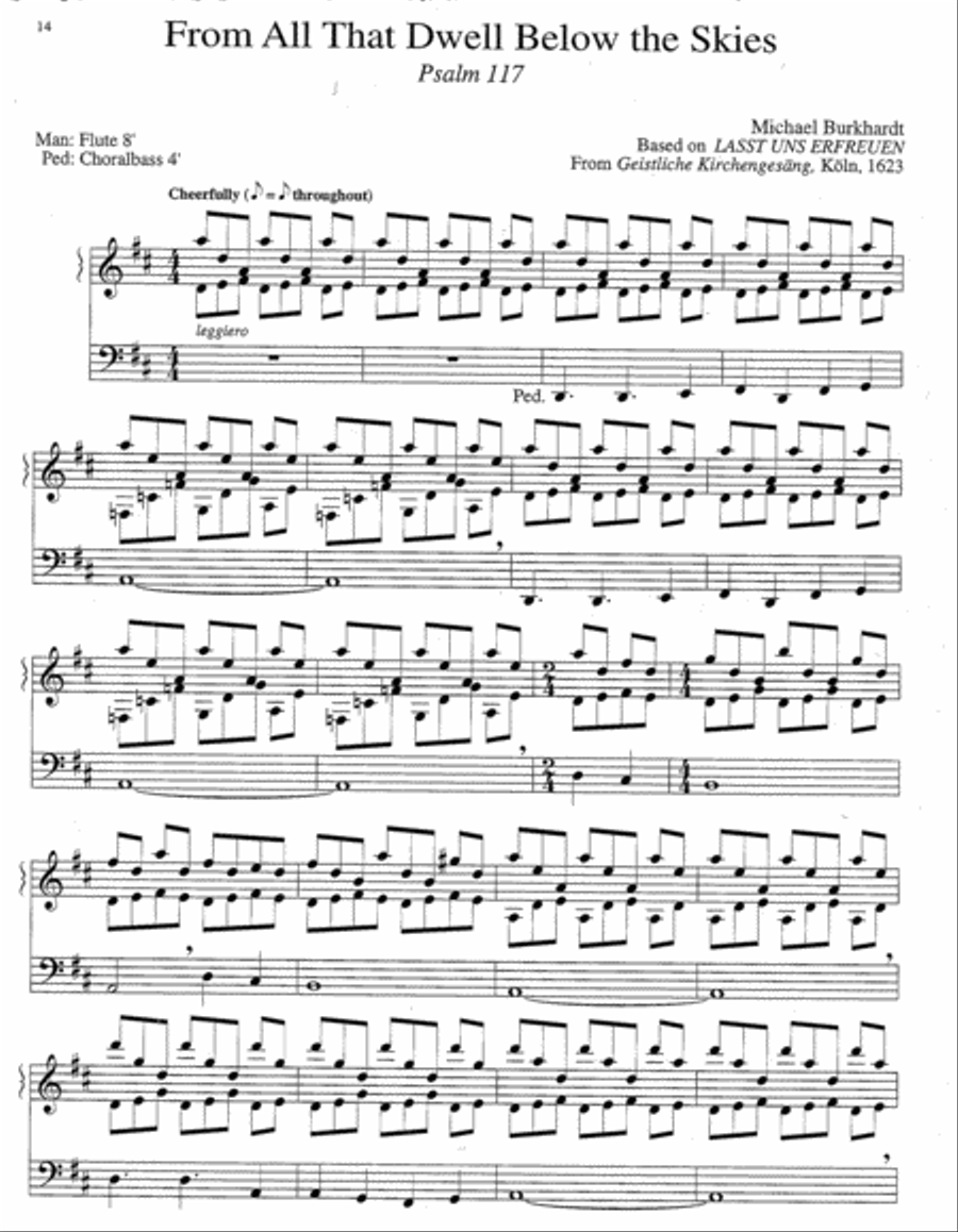 Five Psalm Hymn Improvisations Organ scores gallery preview page 4