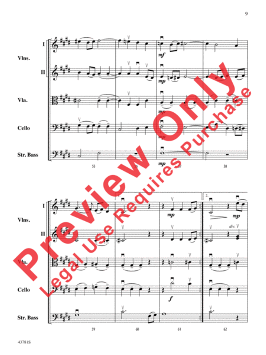Vocalise Vocalise String Orchestra scores gallery preview page 10