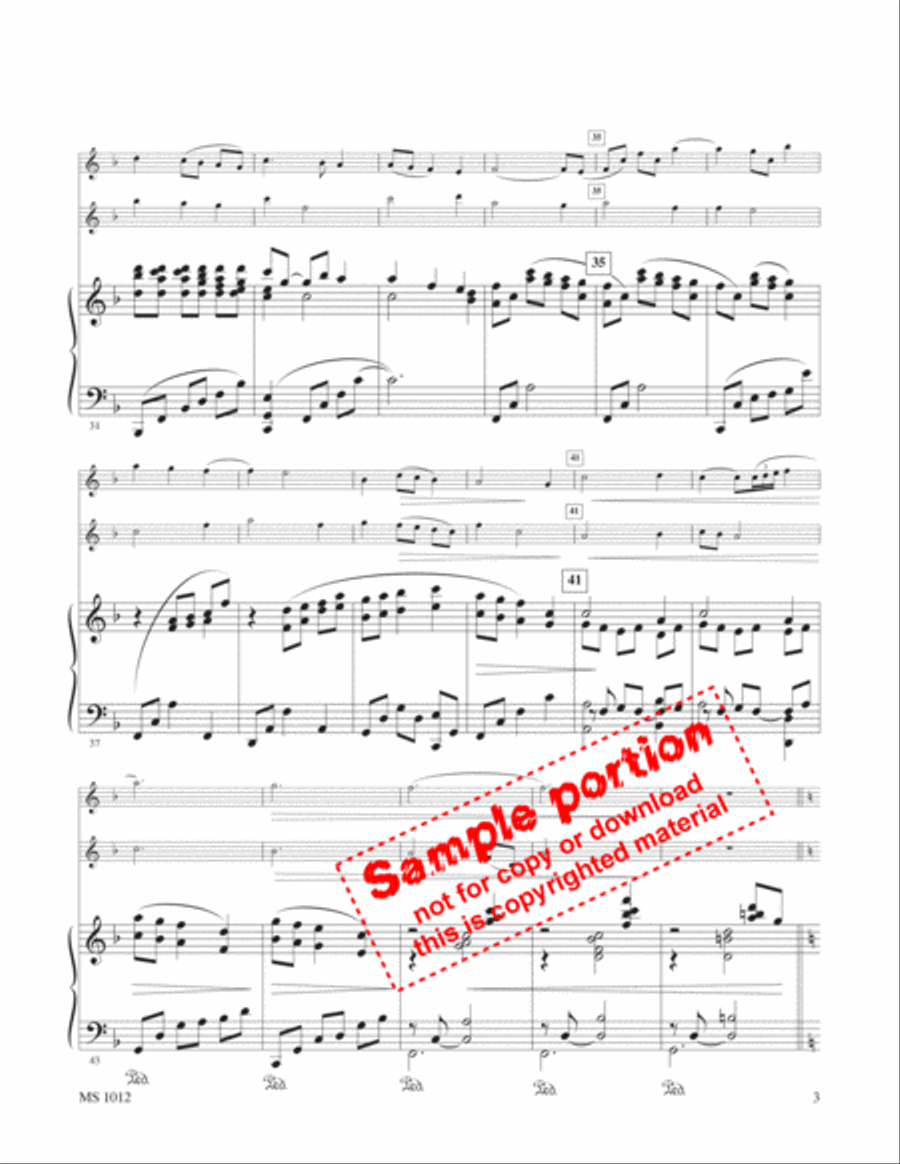 In The Cross of Christ I Glory String Duet scores gallery preview page 4