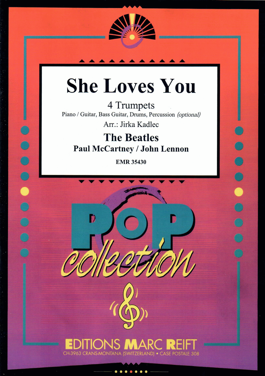 She Loves You Trumpet scores gallery preview page 1