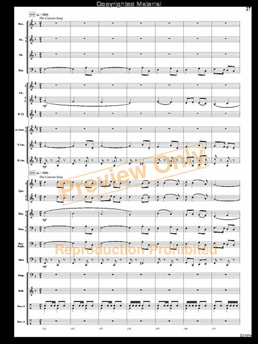 An American Spectacular An American Spectacular Concert Band scores gallery preview page 26