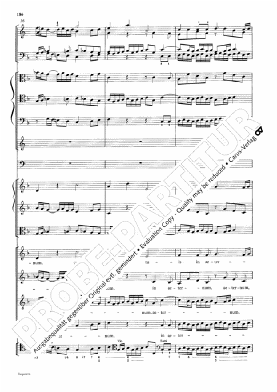 Requiem Requiem 4-Part scores gallery preview page 193