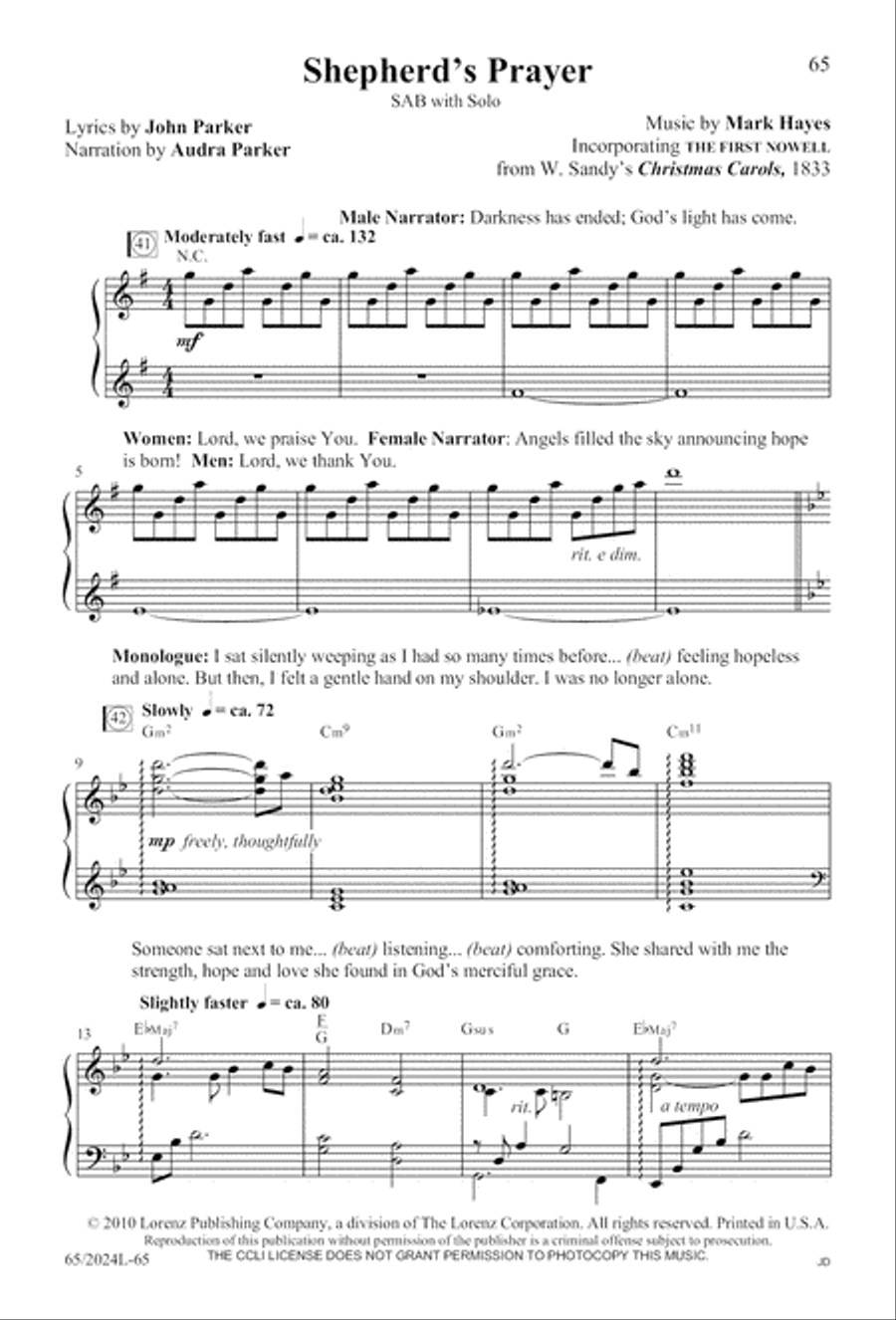 Child of Hope Child of Hope 3-Part scores gallery preview page 66