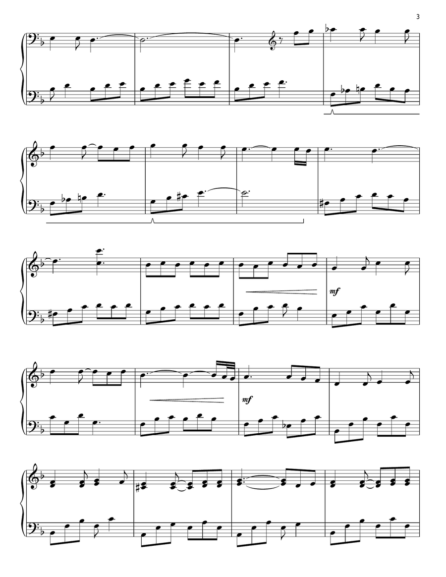 Winter Star Winter Star Piano Solo scores gallery preview page 3