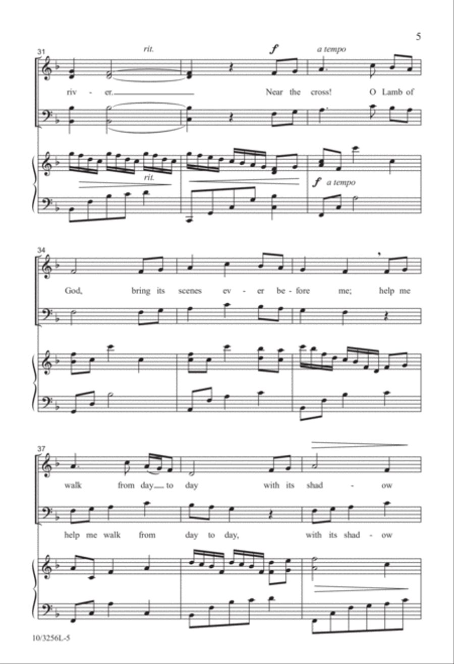 Near the Cross 4-Part scores gallery preview page 5