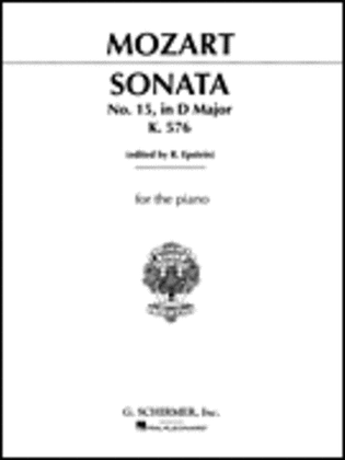 Book cover for Sonata No. 15 in D Major K576