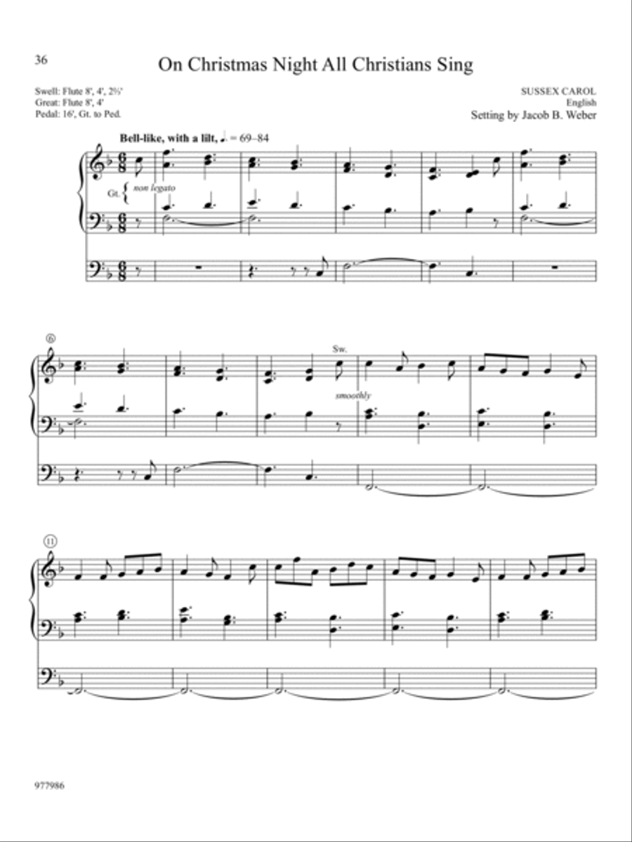 Christmas Simplified: Easy Settings for Organ Organ Solo scores gallery preview page 13