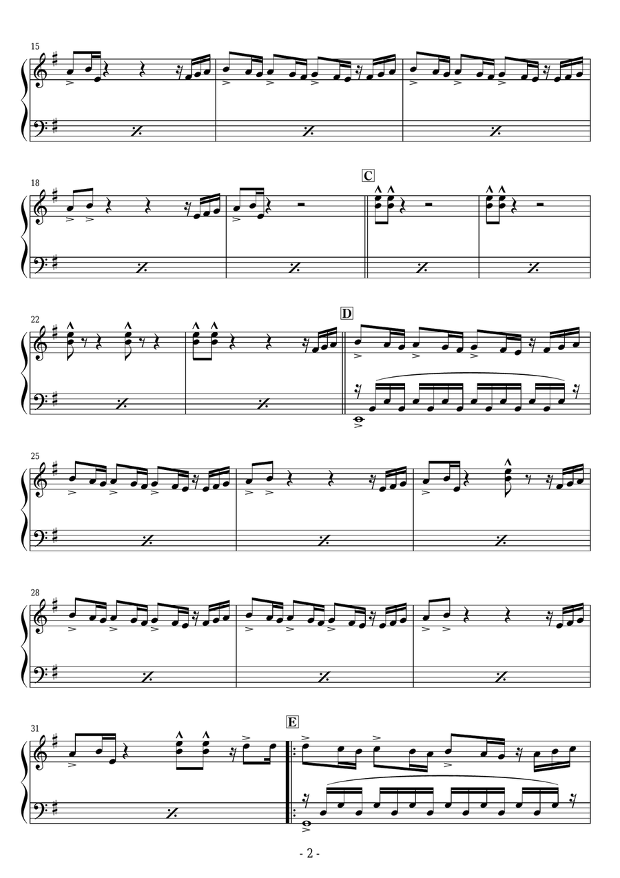 Pulstar Easy Piano scores gallery preview page 2