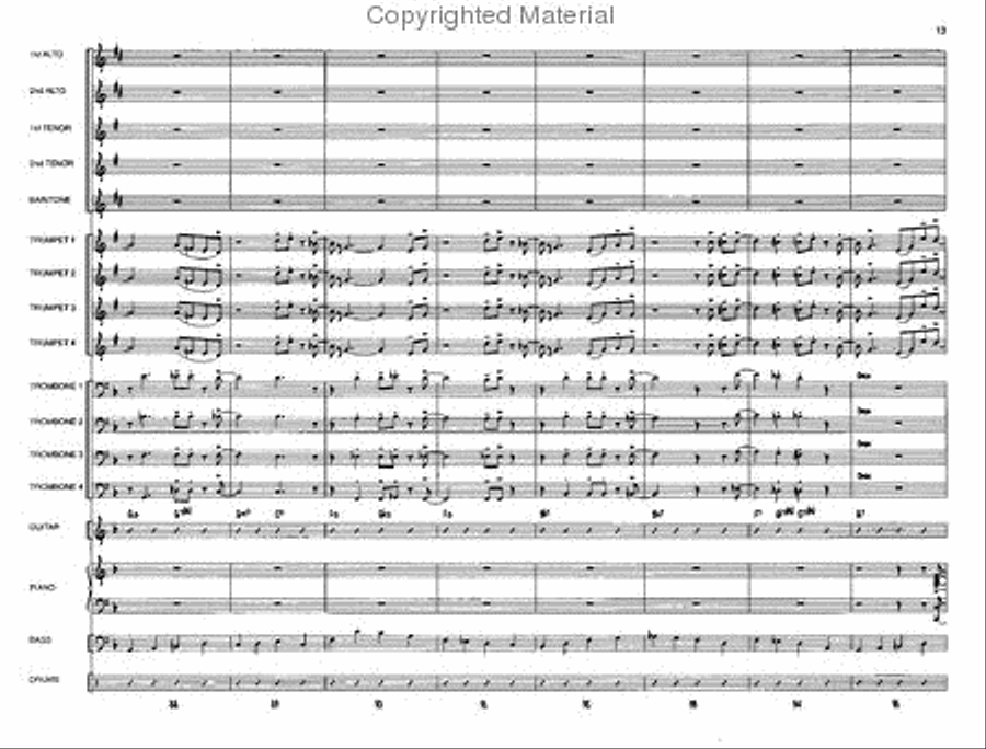 Blues for Buster Jazz Ensemble scores gallery preview page 13