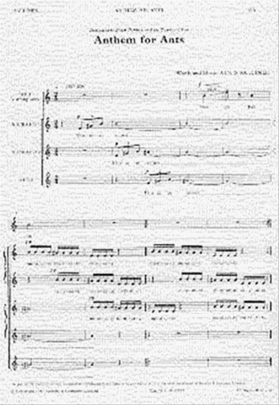 Anthem for Ants SSA scores gallery preview page 1