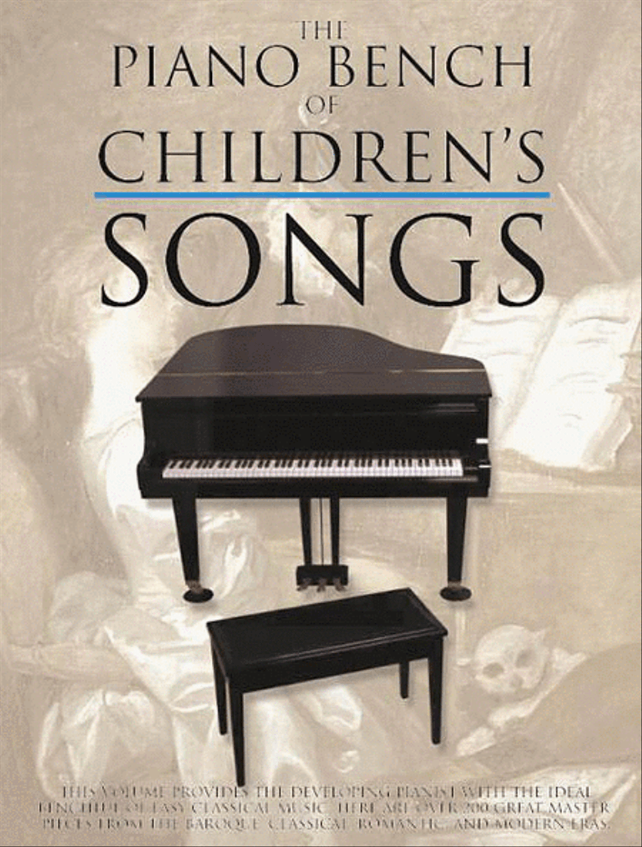 The Piano Bench of Children's Songs Piano, Vocal, Guitar scores gallery preview page 1