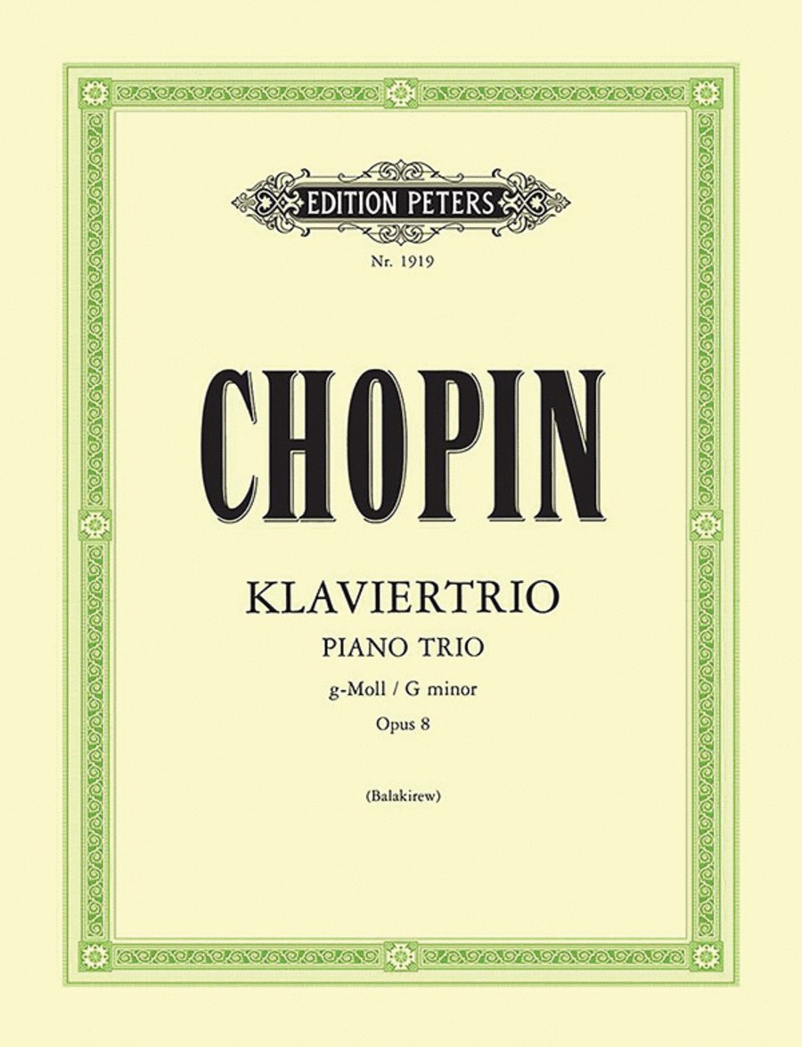 Frederic Chopin: Piano Trio - G minor