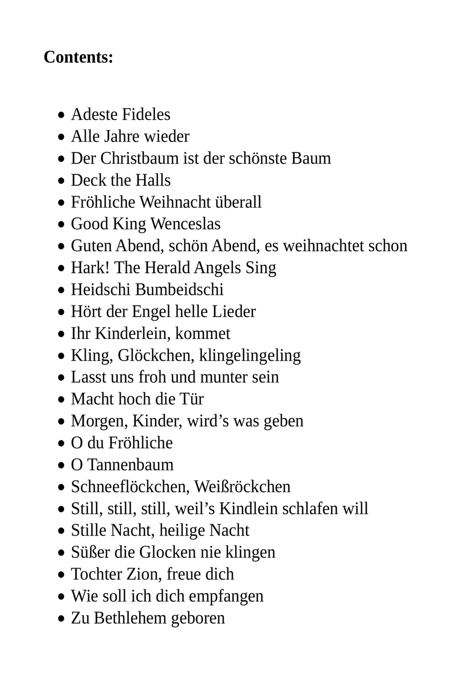 24 Weihnachtslieder für Horn Quartett Brass Quartet scores gallery preview page 2