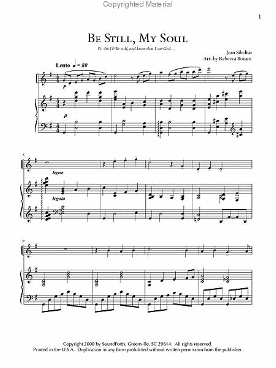 Be Still, My Soul Flute Solo scores gallery preview page 2
