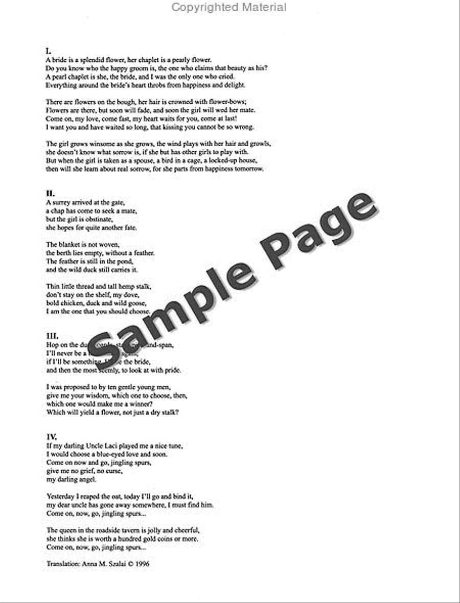 Four Wedding Dances Choir scores gallery preview page 11