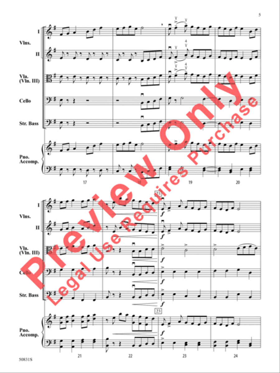 Fury String Orchestra scores gallery preview page 6