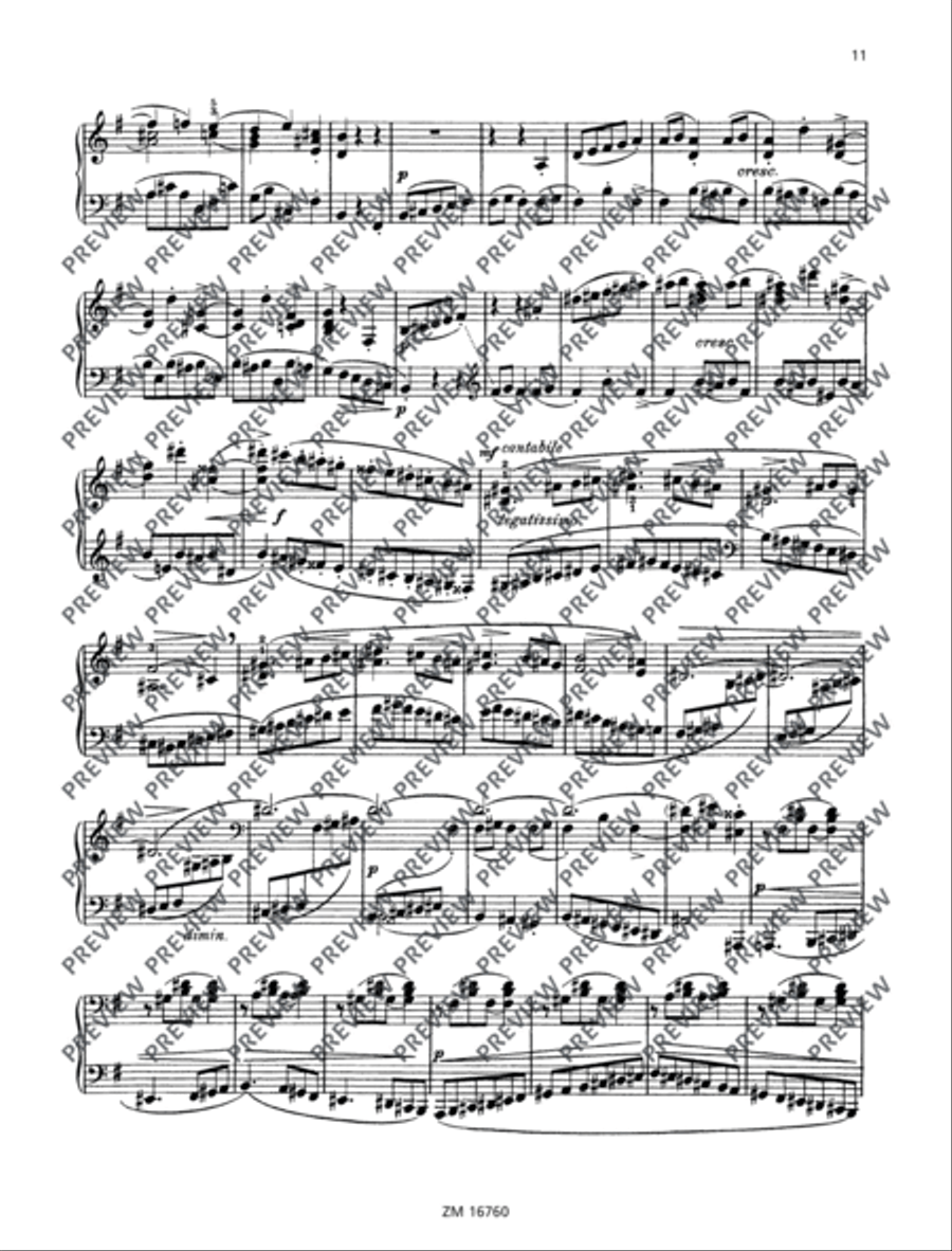 Romantic Sketches Piano Solo scores gallery preview page 12