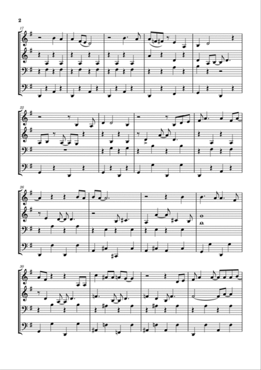 Life Is Beautiful Brass Ensemble scores gallery preview page 3