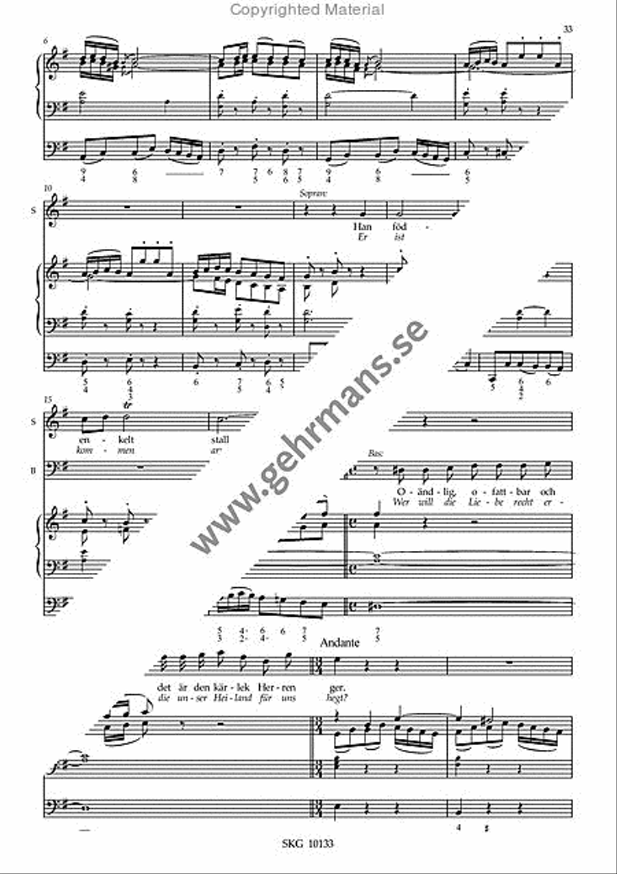 Juloratorium - Kor och orgel 4-Part scores gallery preview page 8