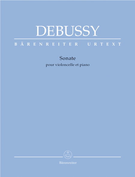 Sonata for Violoncello and Piano by Claude Debussy Piano Accompaniment - Sheet Music