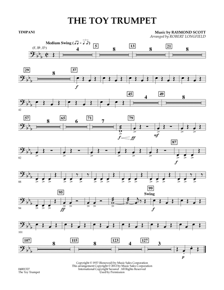 Toy Trumpet (Trumpet Solo & Section Feature) - Timpani