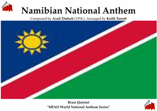 Book cover for Namibian National Anthem for Brass Quintet